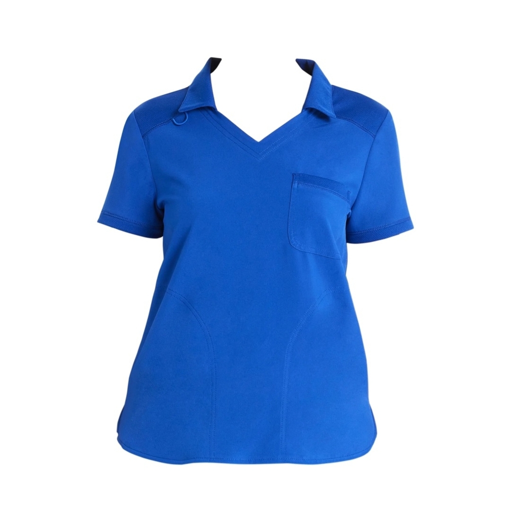 Scrubstar Women's Antimicrobial Premium Performance Collar Top, Sizes X-Small